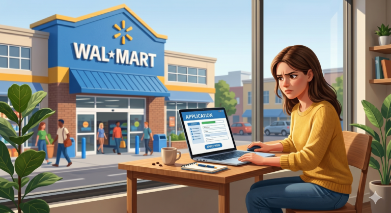 Job seeker learning why their Walmart application was rejected and how to fix it.
